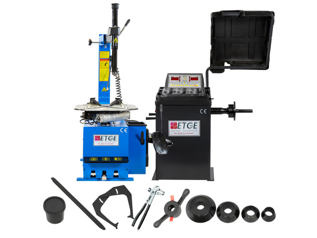 Montażownica do opon ETGE 210+Wyważarka do kół ETGE-901