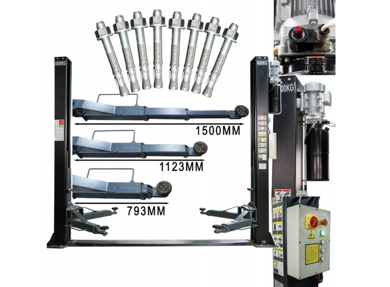 podnosnik dwukolumnowy automatyczny dwukolumnowy samochodowy sae40 black